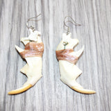 Muskrat Jaw Earrings  #30468