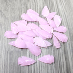 35 Large Glass Ornamental Arrowheads  #9650    Spearhead