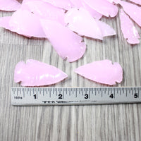 35 Large Glass Ornamental Arrowheads  #9650    Spearhead