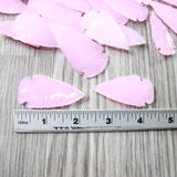 35 Large Glass Ornamental Arrowheads  #9650    Spearhead