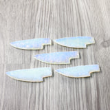 5 Small Opalite Ornamental Knife Blades  #8650    Mountain Man Knife