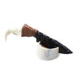 Beaver Jaw Handle Obsidian Blade Ornamental Knife #1750  Mountain Man Knife