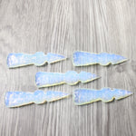 5 Opalite Ornamental Tomahawk Heads  #0750    Axe Hatchet Ax