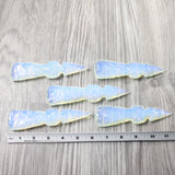 5 Opalite Ornamental Tomahawk Heads  #0750    Axe Hatchet Ax