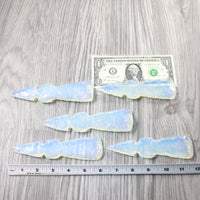 5 Opalite Ornamental Tomahawk Heads  #0750    Axe Hatchet Ax