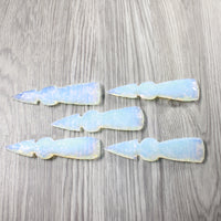 5 Opalite Ornamental Tomahawk Heads  #5850    Axe Hatchet Ax