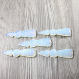 5 Opalite Ornamental Tomahawk Heads  #5850    Axe Hatchet Ax