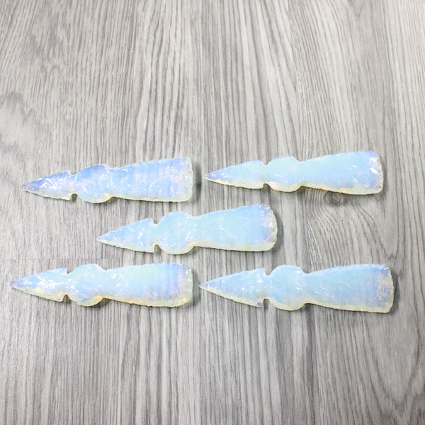 5 Opalite Ornamental Tomahawk Heads  #5850    Axe Hatchet Ax