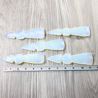 5 Opalite Ornamental Tomahawk Heads  #5850    Axe Hatchet Ax