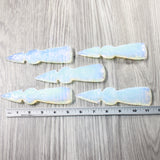 5 Opalite Ornamental Tomahawk Heads  #5850    Axe Hatchet Ax