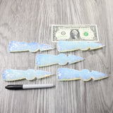 5 Opalite Ornamental Tomahawk Heads  #5850    Axe Hatchet Ax