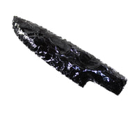 1 Obsidian Ornamental Knife Blade  #674-1  Mountain Man Knife