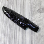 1 Obsidian Ornamental Knife Blade  #674-1  Mountain Man Knife