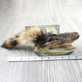 Alligator Head With Raccoon Tail Mohawk  # 6850