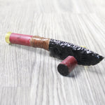 Shotgun Shell Handle Obsidian Blade Ornamental Knife #9850  Mountain Man Knife