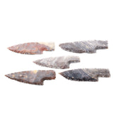 5 Stone Ornamental Knife Blades  #0850     Mountain Man Knife