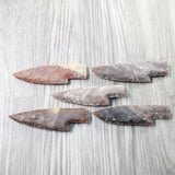 5 Stone Ornamental Knife Blades  #0850     Mountain Man Knife