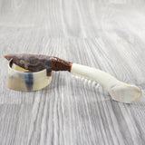 Deer Jaw Handle Stone Blade Ornamental Knife #8950    Mountain Man Knife