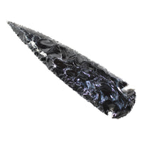 1 Obsidian Ornamental Spearhead  #5950     Arrowhead