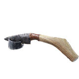 Deer Antler Handle Stone Blade Ornamental Knife #2950    Mountain Man Knife