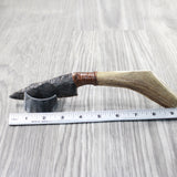 Deer Antler Handle Stone Blade Ornamental Knife #2950    Mountain Man Knife