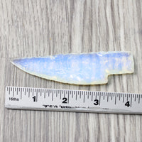 1 Small Opalite Ornamental Knife Blade  #7950     Mountain Man Knife