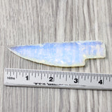 1 Small Opalite Ornamental Knife Blade  #7950     Mountain Man Knife