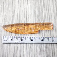 1 Glass Ornamental Knife Blade  #514-1  Mountain Man Knife