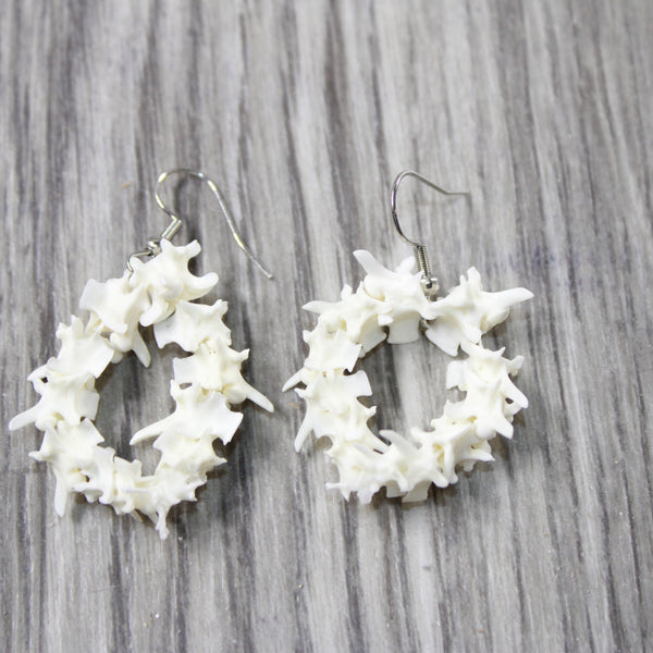 Rattlesnake Vertebrae  Earrings  #6050   Mountain Man Earrings