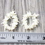 Rattlesnake Vertebrae  Earrings  #6050   Mountain Man Earrings
