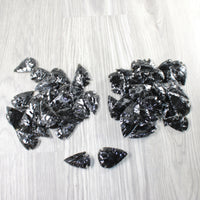 50 Large Obsidian Ornamental Arrowheads  #5050    Spearhead