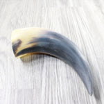 1 Raw Unfinished Cow Horn #2250   Natural Colored