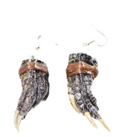 Alligator Feet Earrings  #6250  Mountain Man Earrings