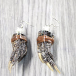 Alligator Feet Earrings  #6250  Mountain Man Earrings