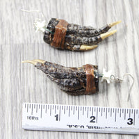 Alligator Feet Earrings  #6250  Mountain Man Earrings