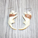 Muskrat Jaw Earrings  #30568