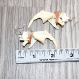 Muskrat Jaw Earrings  #30568