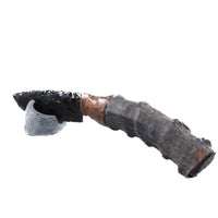 Impala Horn Handle Obsidian Blade Ornamental Knife #9350  Mountain Man Knife