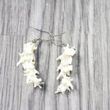 Rattlesnake Vertebrae  Earrings  #6350   Mountain Man Earrings