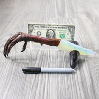 Turkey Foot Handle Opalite Blade Ornamental Knife #964-1 Mountain Man Knife