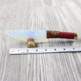 Shotgun Shell Handle Opalite Blade Ornamental Knife #9350     Mountain Man Knife