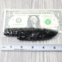 1 Obsidian Ornamental Knife Blade  #1350    Mountain Man Knife