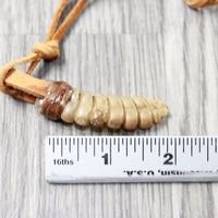 Large Rattlesnake Rattle  Necklace  #4450    Mountain Man Necklace