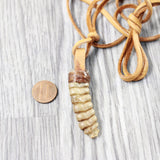 Large Rattlesnake Rattle  Necklace  #4450    Mountain Man Necklace