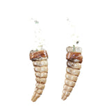 Rattlesnake Rattle Plus Vertebrae Earrings  #4450  Mountain Man Earrings