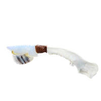 Deer Jaw Handle Opalite Blade Ornamental Knife #6550     Mountain Man Knife