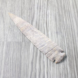 1 Stone Ornamental Spearhead  #2550     Agate Jasper Arrowheads