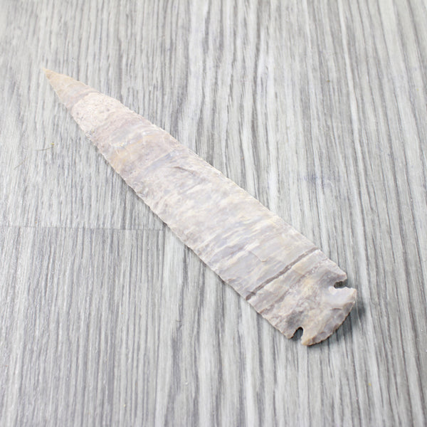 1 Stone Ornamental Spearhead  #2550     Agate Jasper Arrowheads