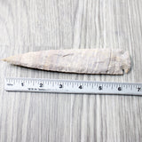 1 Stone Ornamental Spearhead  #2550     Agate Jasper Arrowheads