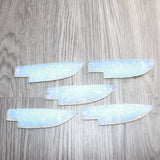 5 Opalite Ornamental Knife Blades  # 468